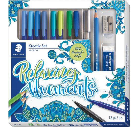 STAEDTLER Hand Lettering Set "Mandala", 12 pcs.