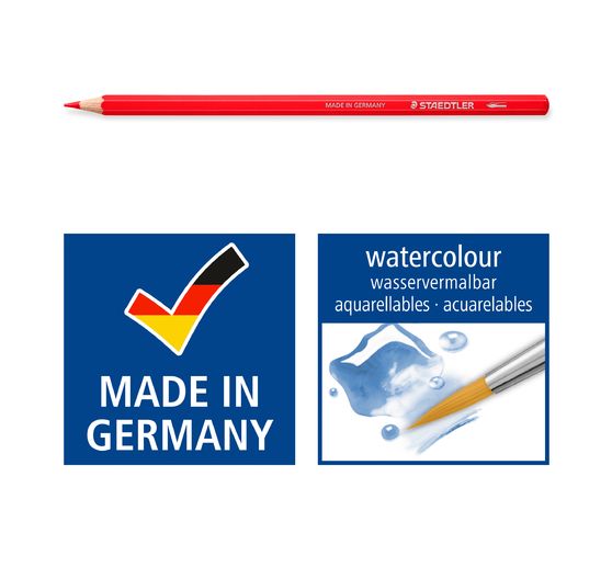 STAEDTLER Watercolour pencils "Design Journey" in metal tin