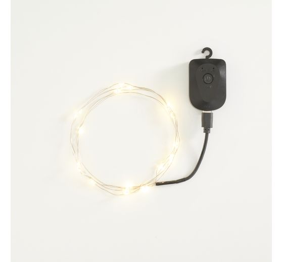 Micro-LED-lichtsnoer, oplaadbaar, 20 LED's
