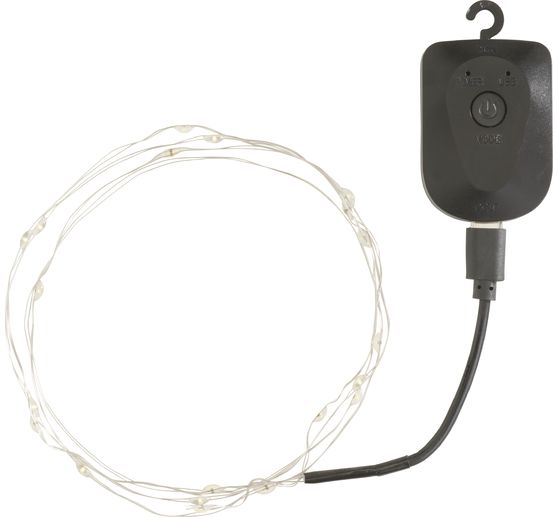 Micro-LED-lichtsnoer, oplaadbaar, 20 LED's
