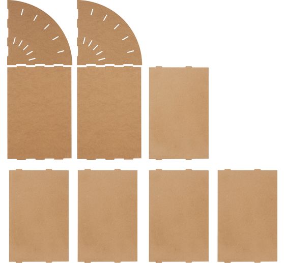 VBS Papierorganizer "Flexio", A4 waaiervorm, 6 vakken