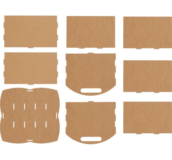 VBS Papierorganizer "Flexio", A5 kaartendoos, 5 vakken