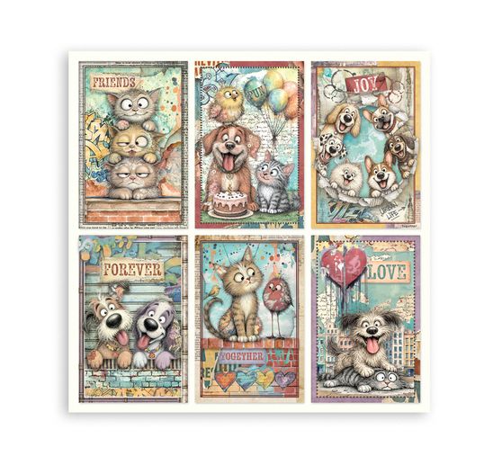 Stamperia Scrapbook block "Furry Friends 2"