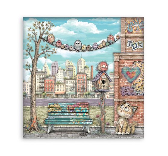 Stamperia Scrapbook block "Furry Friends 2"