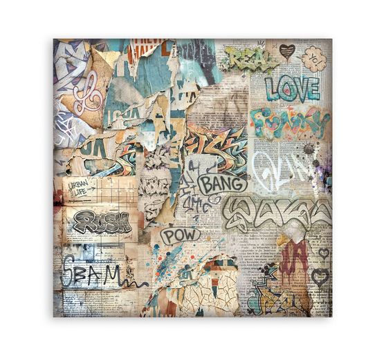 Stamperia Scrapbook block "Furry Friends 2 Backgrounds"