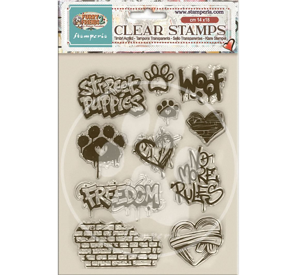 Stamperia Clear-Stamps "Furry Friends 2"