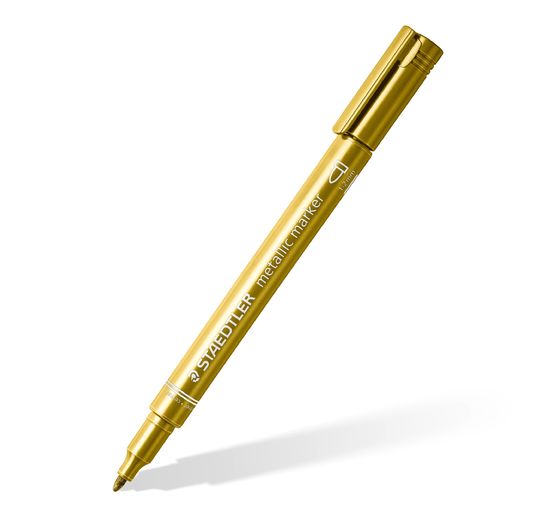 STAEDTLER Permanent marker "Metallic", ronde punt, 3 kleuren