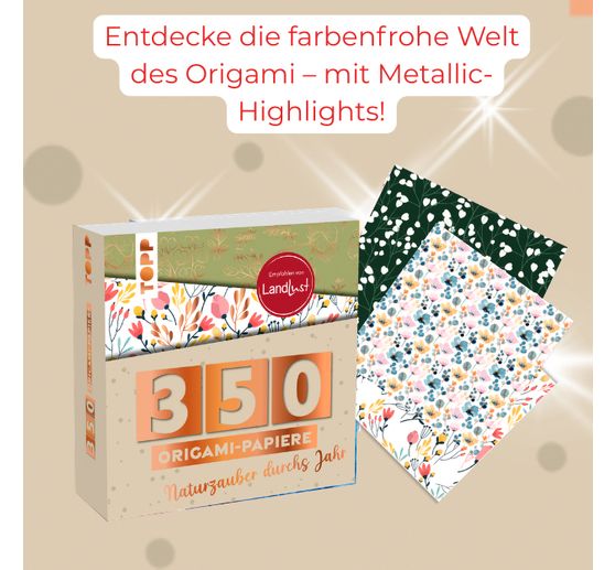 350 origamipapieren "Faltzauber durchs jaar"
