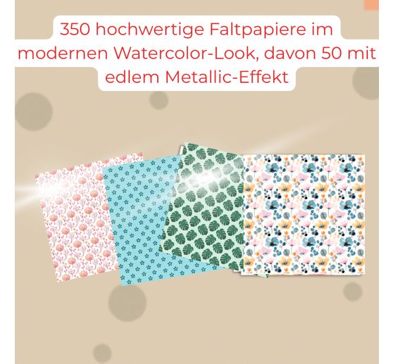 350 origamipapieren "Faltzauber durchs jaar"