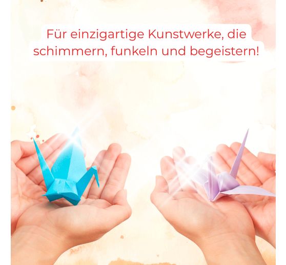 350 origamipapieren "Watercolor Splash"