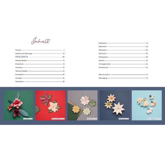 Boek "Origami - Winter Flowers"