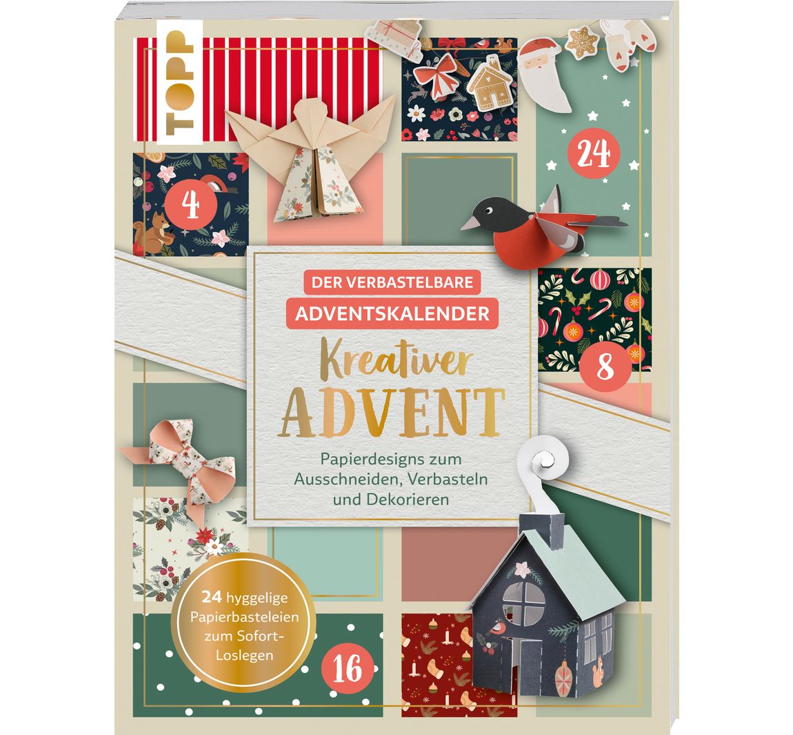 Knutselbare Adventskalender "Kreativer Advent"