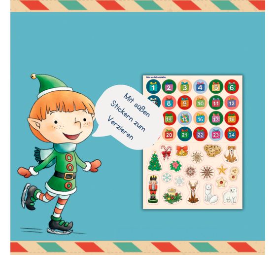 24 brieven van de Kerstman "Adventskalender Post"