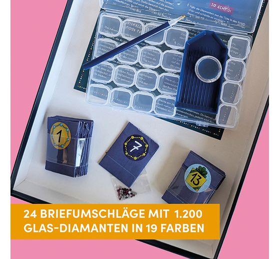 Adventskalender "Diamond Painting - Lebkuchenhaus"