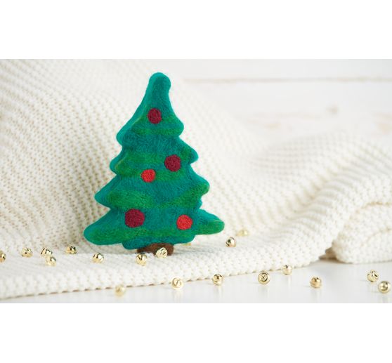 Styrofoam mold "Fir tree curved