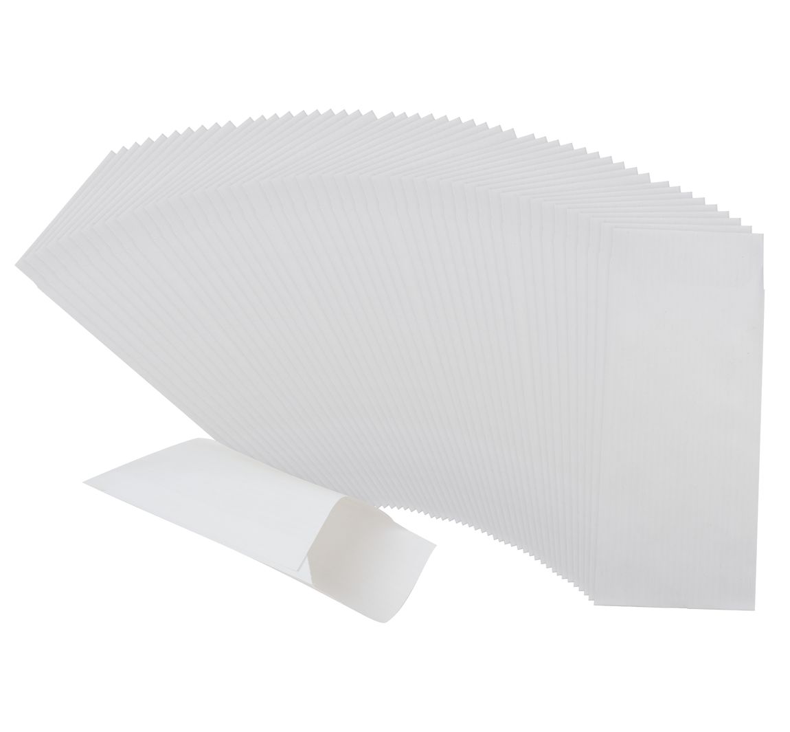 Papier-Minitas, 50 stuks - Wit