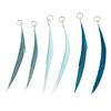 Veren met oogje Turquoise-Mix
