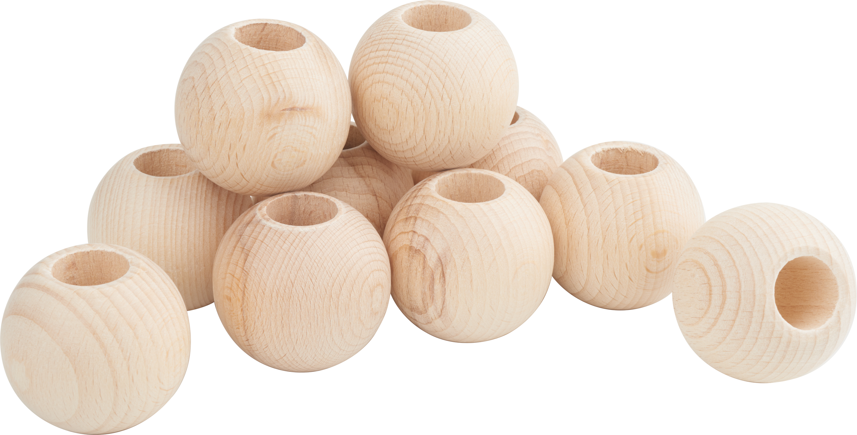 Houten ballen zonder gaten Ã ~ 15 (Pack van 15