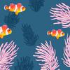 Napkin "Clownfish"