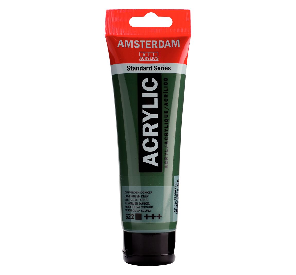 Talens AMSTERDAM Acrylverf - Olijfgroen Donker