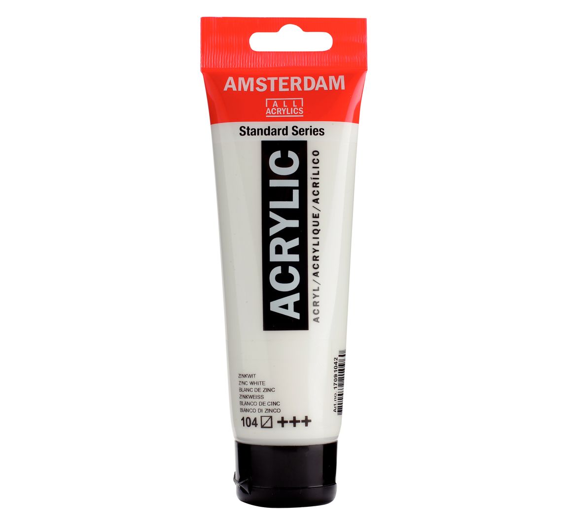 Talens AMSTERDAM Acrylverf - Zinkwit