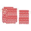 VBS stoffen tas "Scandic" Rood/Naturel