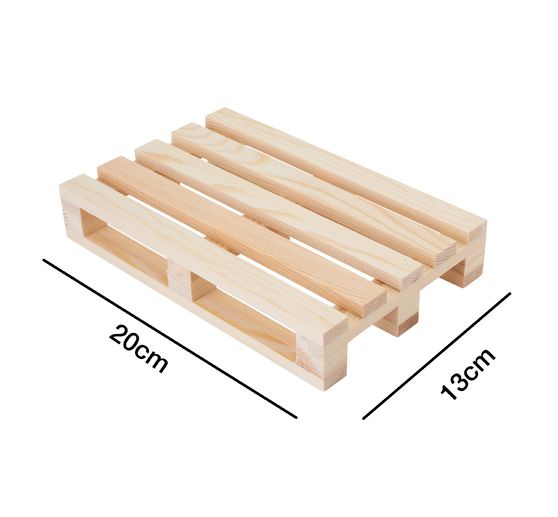 Miniatuur houten pallet