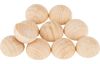 VBS Wooden hemispheres without hole, 10 pieces