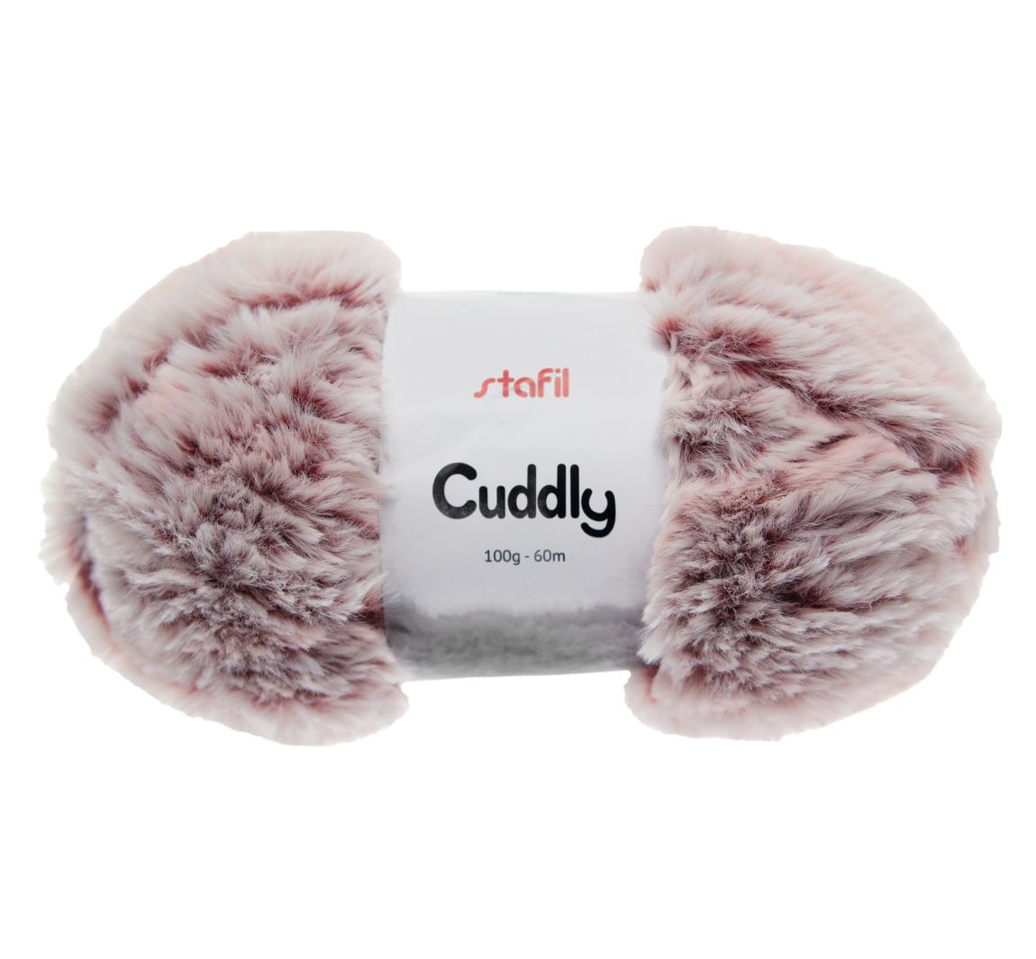 Wol "Cuddly" - Bordeaux-melange