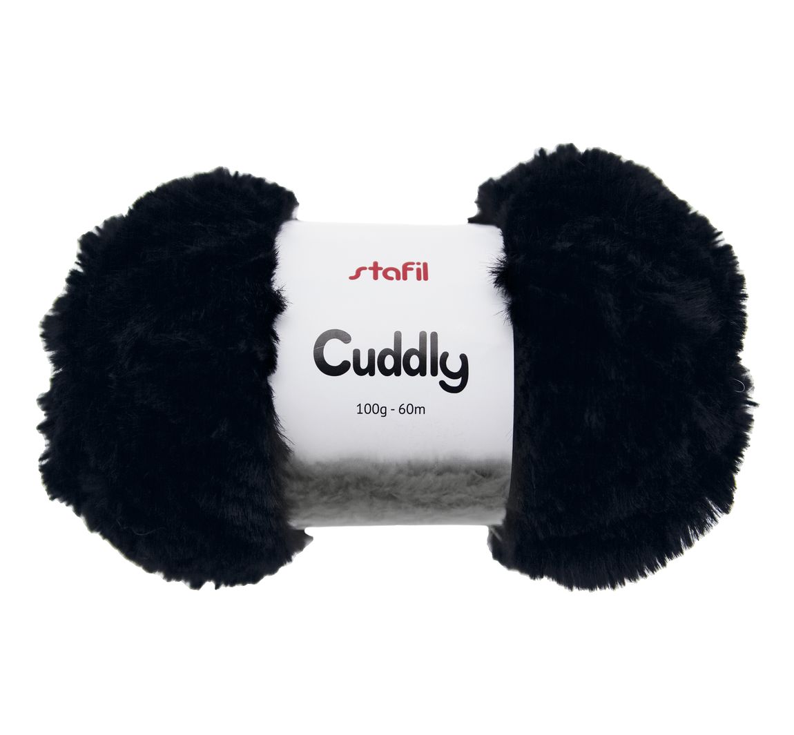Wol "Cuddly" - Zwart