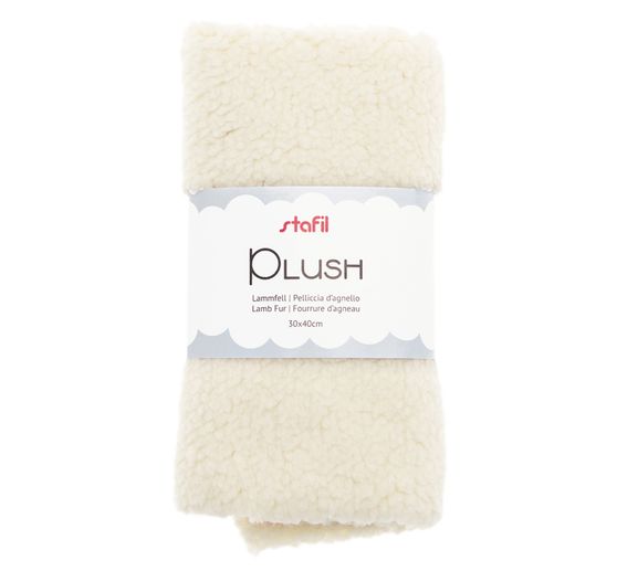 Pluche stof "Lamsvel"