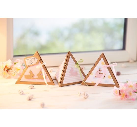VBS Kraftkarton geschenkdoos "Piramide"