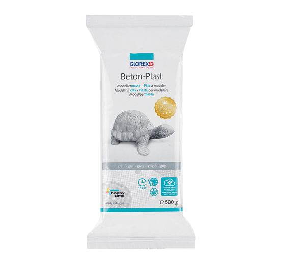 Concrete modeling clay, gray