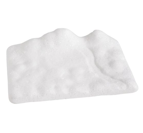 Styrofoam landscape with snow