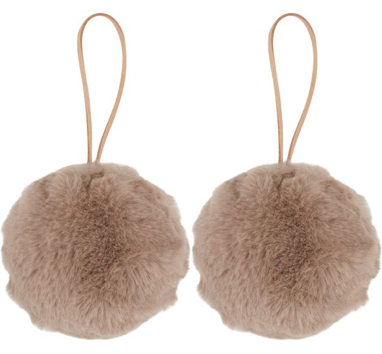 Pluche bal "Filis", ca. Ø 9 cm, 2 stuks