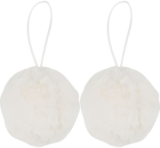 Pluche bal "Filis", ca. Ø 9 cm, 2 stuks
