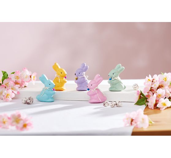 VBS Polystyrene figure "Rabbits", 10 pieces