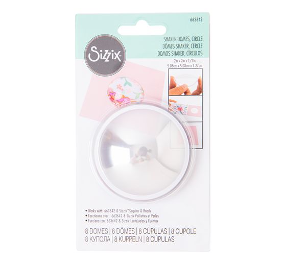 Sizzix Shaker Domes "Round"