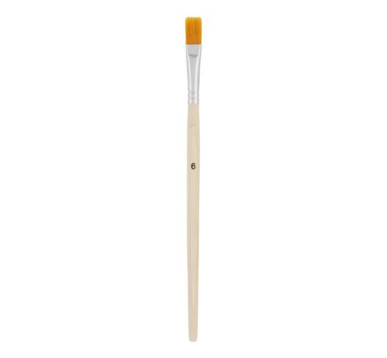 VBS Flat brush synthetic hair "Size 6", 50 pieces