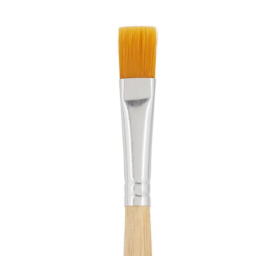 VBS Flat brush synthetic hair "Size 8", 50 pieces