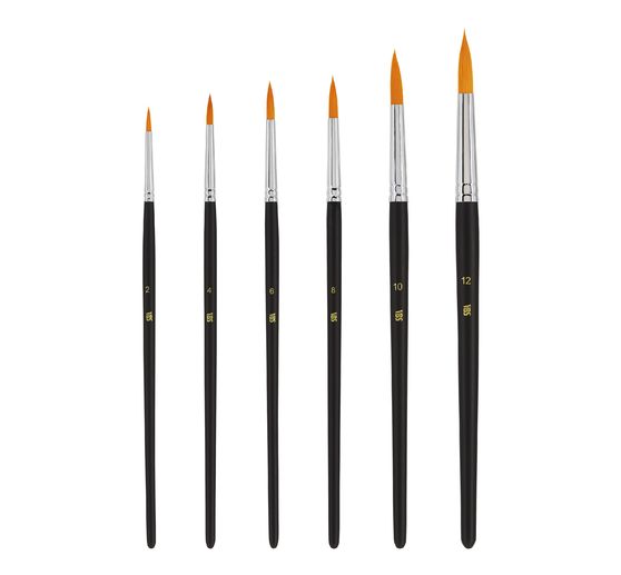 VBS Round brush "BASIC", set of 6