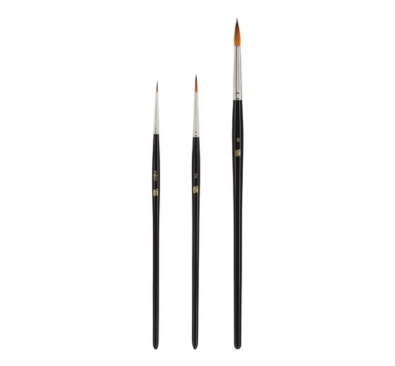 Kolinex synthetic penseel "Fijn", set van 3