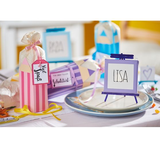 Creative set Coloured paper & photo cardboard, set of 50