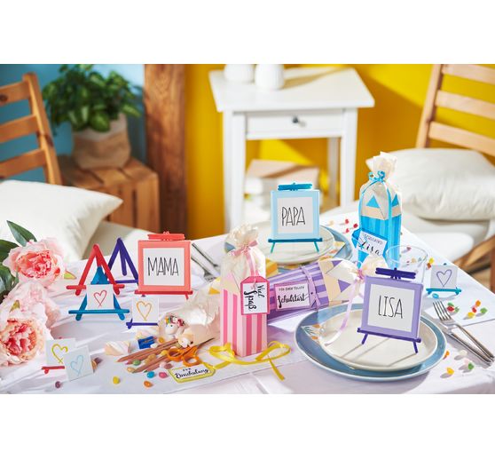 Creative set Coloured paper & photo cardboard, set of 50