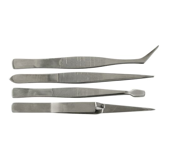 VBS Tweezer set, set of 4