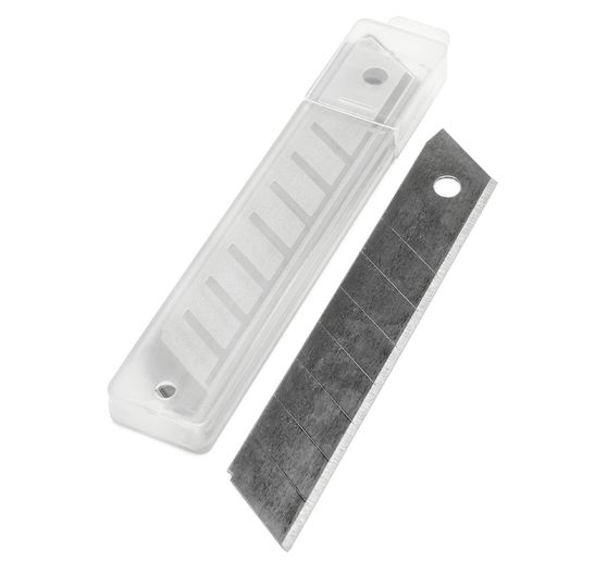 Replacement blade for cutter knife, 18 mm