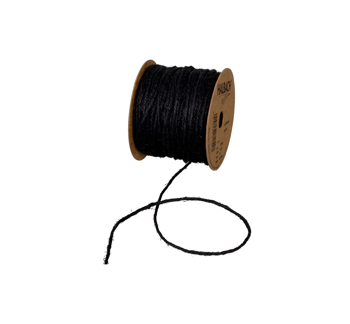Jute koord "Basis" - Zwart