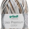 Gründl Wol "Lisa Premium Color" Zwart/Grijs/Wit