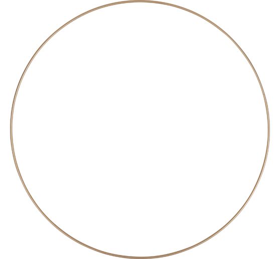Metalen ring "Cirkel", Goudkleur