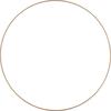 Metalen ring "Cirkel", Goudkleur